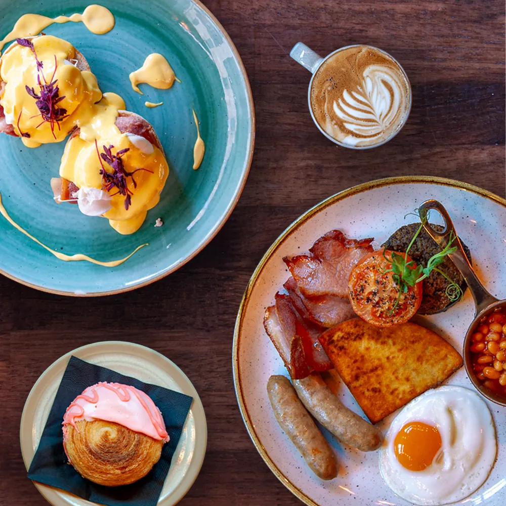 Mackays breakfast spread